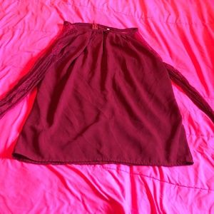Maroon Shein Top